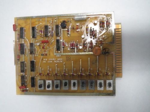 Avtron d8463 rev f pcb circuit board control module card mach c9375 b201596 for sale