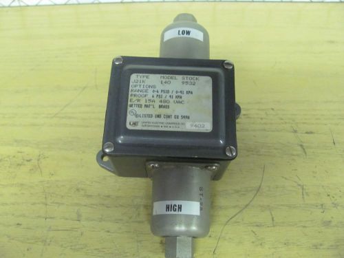Unite Electric J21K-140 Pressure Switch
