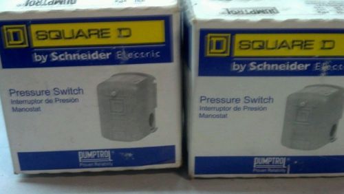 2 Square D pressure switches