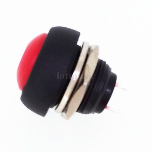 New Red OFF (ON) Push Button Horn Switch Horn Button
