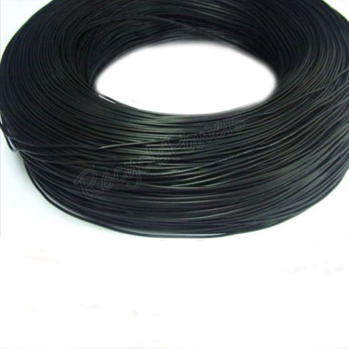 5m Black 22 AWG PVC Wire Cable 300V 80°c 1007