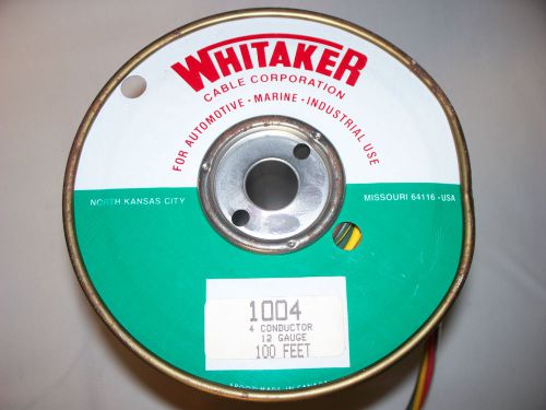Whitaker 1004 4 Conductor 12 Gauge Cable