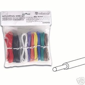 K/MOWM — 10 Color Single Cond, Solid Mounting Wire Kit
