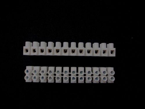 4pc wire terminal block strip  #22-16 awg 12s 20a for sale