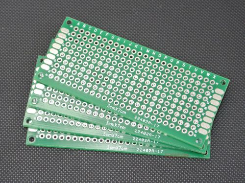 5pcs double side prototype pcb universal circuit board printed 2x8cm 20mmx80mm for sale