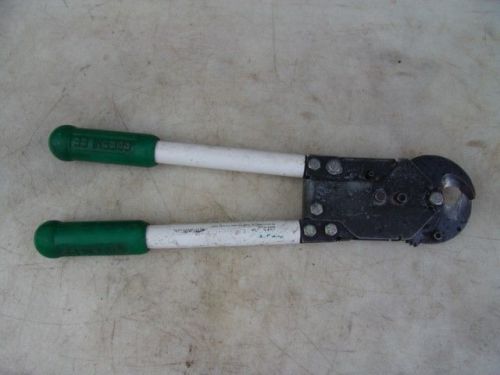 GREENLEE MODEL 774 RATCHET STYLE CABLE WIRE CUTTER #1 &lt;--- L@@K