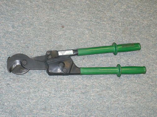 Greenlee 757 ratchet acsr/cable cutter for sale