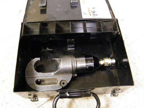 Burndy Y750BH Revolver Hypress Remote Operated Hydraulic Crimp Tool 12 Ton Case
