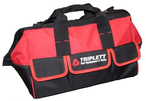 Triplett carryall electricians test kit wide mouth tool bag only tt-300 case new for sale