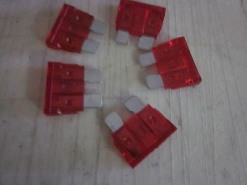 10 packs 50 fuses  10-amp atc auto blade fuse case #64324 for sale