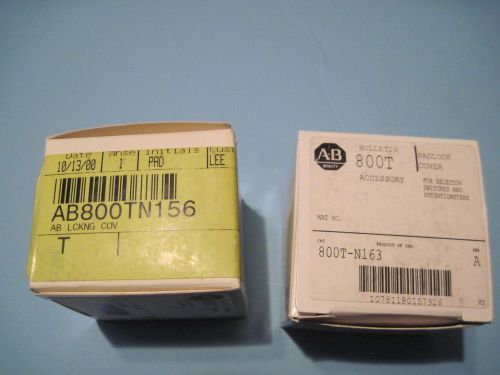 Allen Bradley 800t-n156 and 800t-n163 locking parts A-B