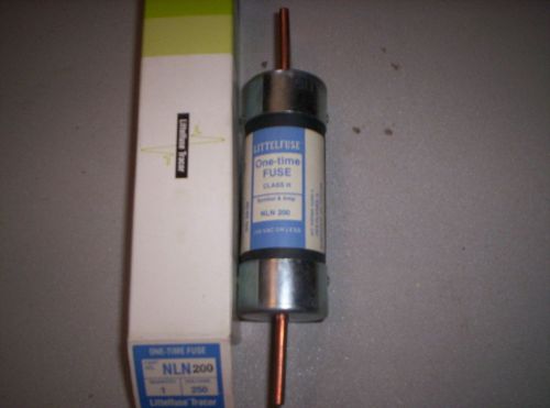 Littelfuse Class H NLN 200 One Time Fuse 200 A