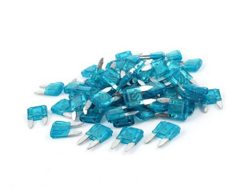 15a 15 amp auto car motorcycle mini blade fuse blue 60 pieces for sale