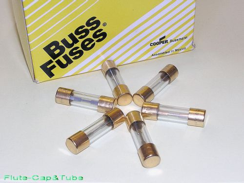 6pcs bussmann fast acting agu-20gp 20a / 32v 10*38mm hi-end gold-plated fuses for sale