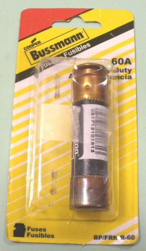 Cooper bussman 60amp 250v heavy duty fuse frn-r-60 new for sale