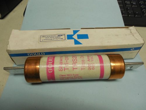 New gould shawmut time delay fuse trs200r 200a 200 a amp 600vac for sale