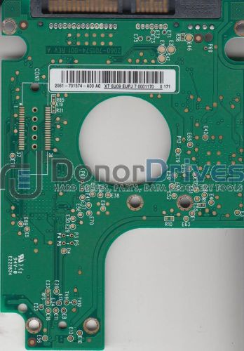 WD2500BEKT-00F3T0, 2061-701574-A00 AC, WD SATA 2.5 PCB + Service