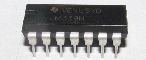 25 Pieces Texas Instruments LM339 Quad Differential Comparators DIP14 US Seller