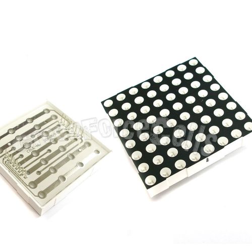 10 led dot matrix display 5mm 8x8 red common anode 16p for sale