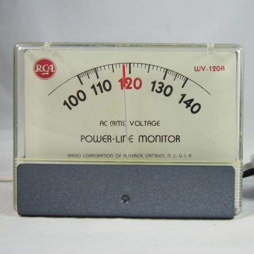RCA WV-120A Power Line Monitor Meter - Ham Radio - Very Nice Pre-owned Condition