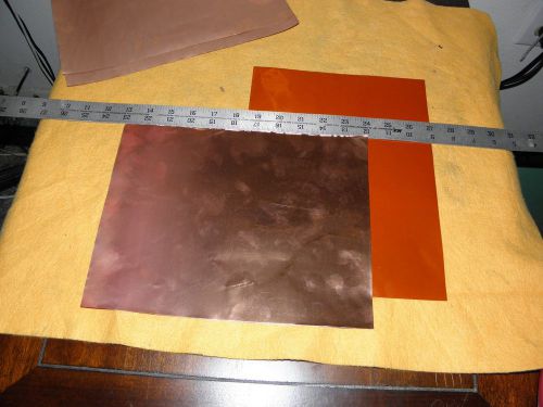 Flexible Printed Circuit PC Board Material  8.5&#034; X 11&#034; X .004&#034; shipped rolled