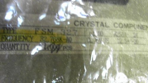 40-pcs crystals frequency crystal 0.032768mhz 12.5pf 4-pin smd fox fsm327 327 for sale