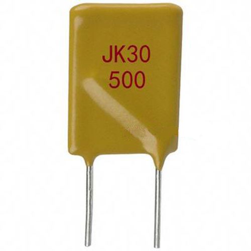 100 Pcs New JINKE Polymer PPTC PTC DIP Resettable Fuse 30V 5A JK30-500