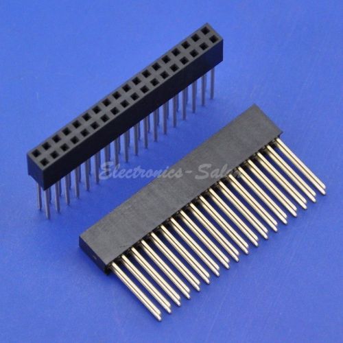 5pcs 2x18pin dual row 15mm tall header socket connector for arduino. for sale