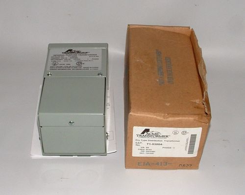 Acme t-1-53004 t153004 general purpose transformer style er new in open box for sale