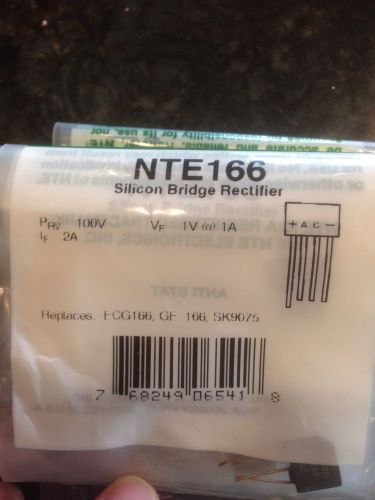 Rectifier, Silicone Bridge, NTE-166, Lot Of 10