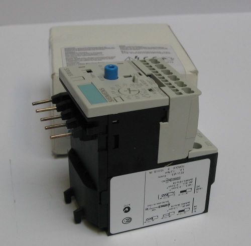 Siemens class 10 solid state overload relay 0.32-1.25a 3rb2016-1nd0 nib for sale
