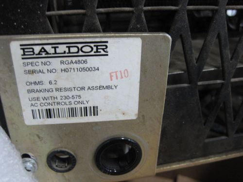 BALDOR Braking Resistor assembly RGA4806 for H2 MOTOR - SPINDLE DRIVE