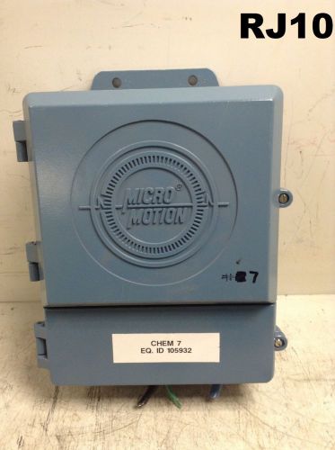 Micro motion remote flow transmitter rft9712-1knu 115/230vac for sale