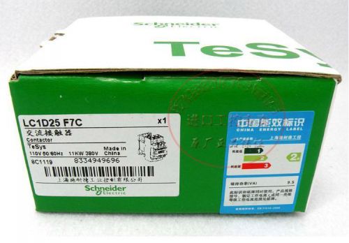 1pc new schneider telemecanique contactor lc1d25f7c 110vac for sale