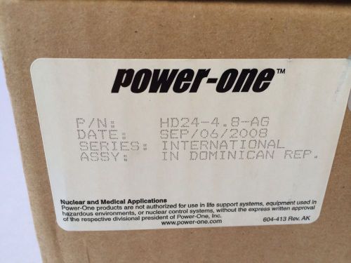 Power One HD24-4.8-A Power Supply new
