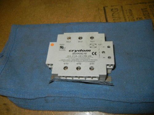 Crydom Relay, 3 phase SSR, B53TP25C-10 - Price reduced - Great deal.