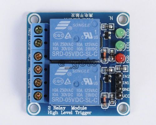 5v 2-channel relay module high level triger relay shield for arduino raspberry p for sale