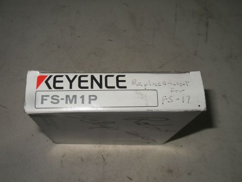 (q1-6) 1 new keyence fs-m1p amplifier for sale