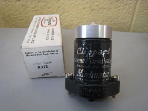 New Clippard Minimatic R312 3-Way 2-Position Multiple Pilot Valve Free Shipping