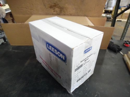 LEESON GENERAL PURPOSE MOTOR, 1/6 HP, 208-230/460 V, RPM 1725, #827, NEW- IN BOX