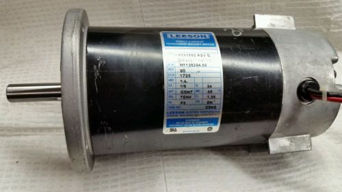 Leeson CM34D17NZ18B 90V 1.4A 1/8 HP Direct Current Permanent Magnet Motor FR 34