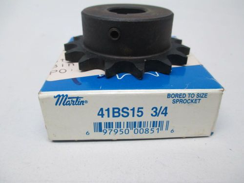 New martin 41bs15 3/4 steel chain single row 3/4 in sprocket d303100 for sale