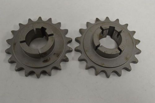 Lot 2 new single row 1in bore sprocket roller chain 18 teeth b258847 for sale