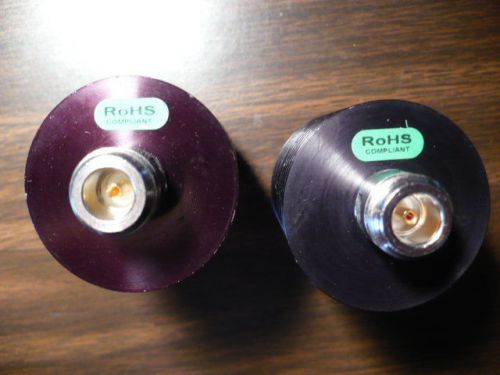 Two RF Attenuators 20 Watts 60 dB JFW 50FHC-060-20