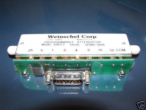 Aeroflex/Weinschel 3200-2-2 Programmable Attenuator