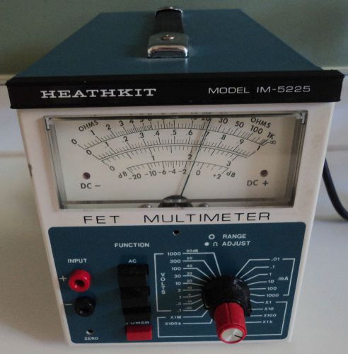 HEATHKIT ~ FET Multimeter ~ Model IM-5225 ~ From  Ham Radio Collector
