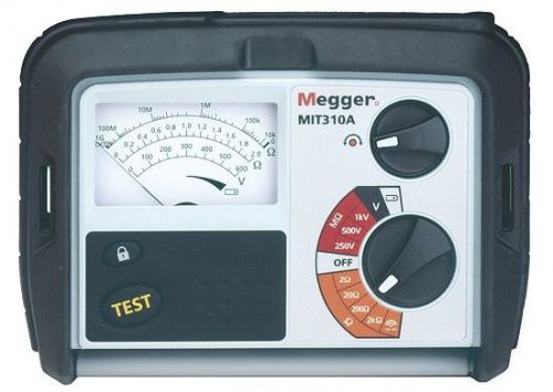 Megger MIT310A 250/500/1000 V Analog Insulation and Continuity Tester