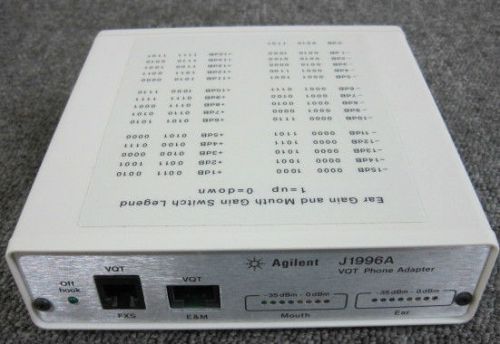 Hp/agilent j1996a vqt phone interface for sale