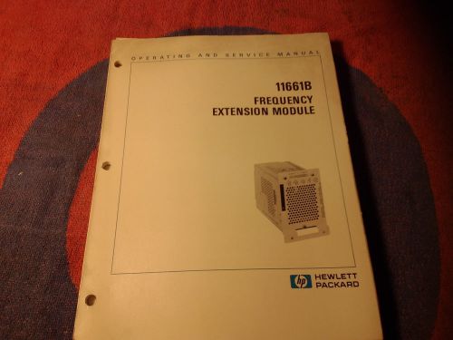 Agilent / HP 11661B Frequency Extension Module Operating &amp; Service Manual