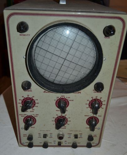 Vintage Heathkit Oscilloscope Model O 7 Ham Radio TV  Factory Manual